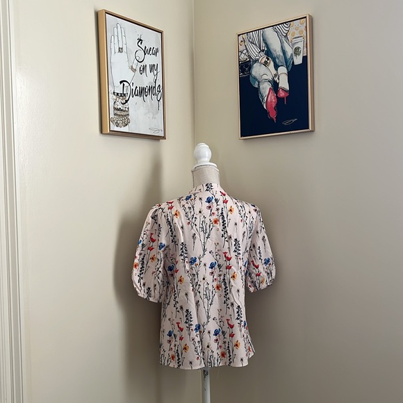 🆕 Floral Puff Sleeve Blouse - Picture 7 of 11